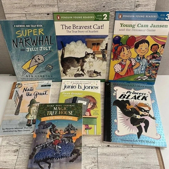 Lot Of 7 Paperback Boos-Readers Level 2 And Up NEW!! - Picture 1 of 6